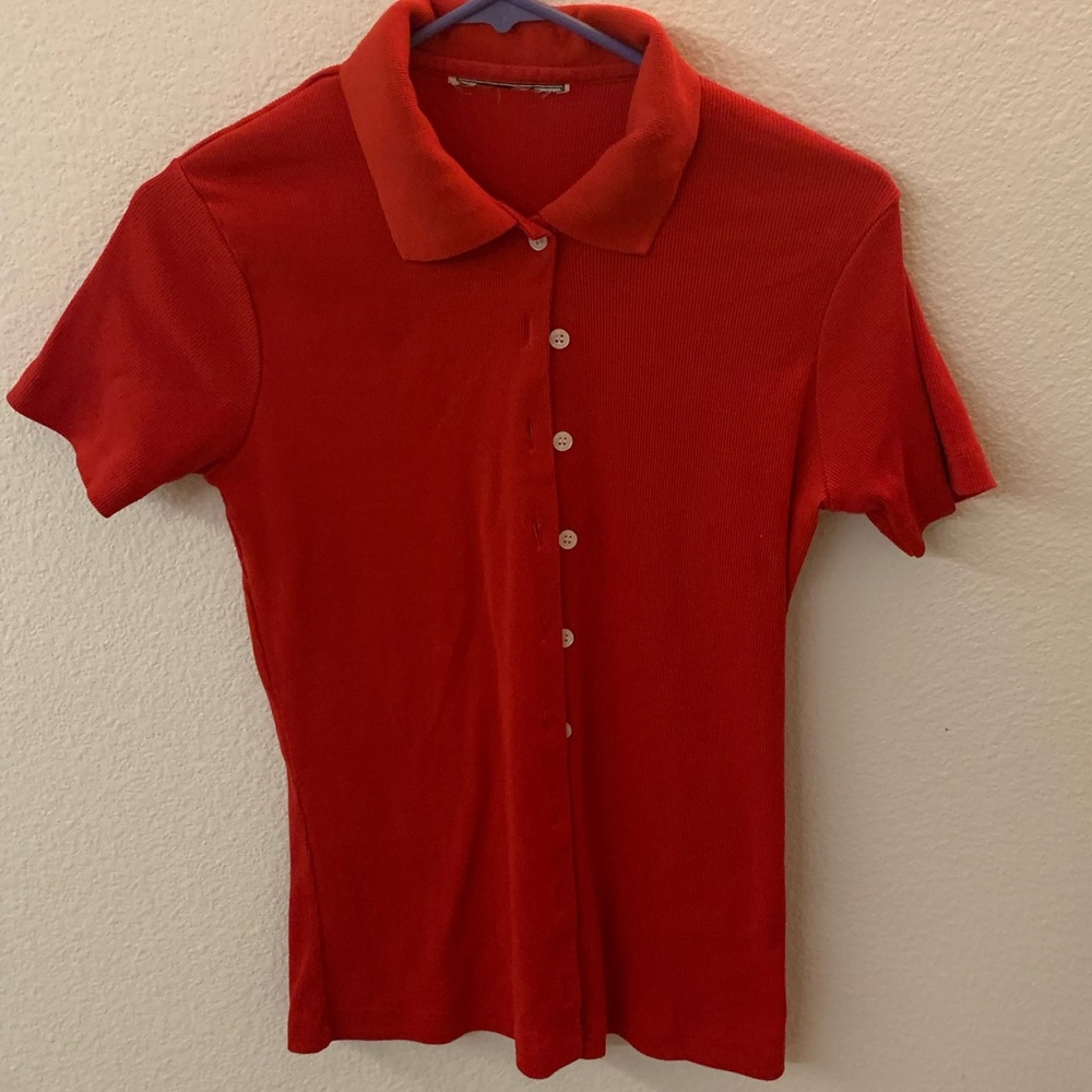 button up short sleeve cardigan top